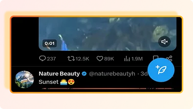 Baixar Twitter videos Snaptube APK paso 1