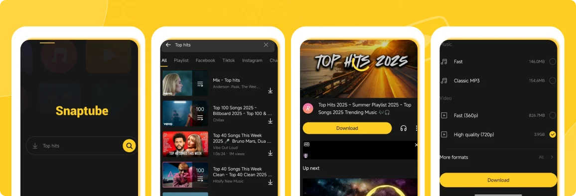 Como usar o Snaptube Apk